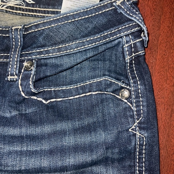 Ariat Ruby Dark Blue Flare Jeans - Picture 4 of 7